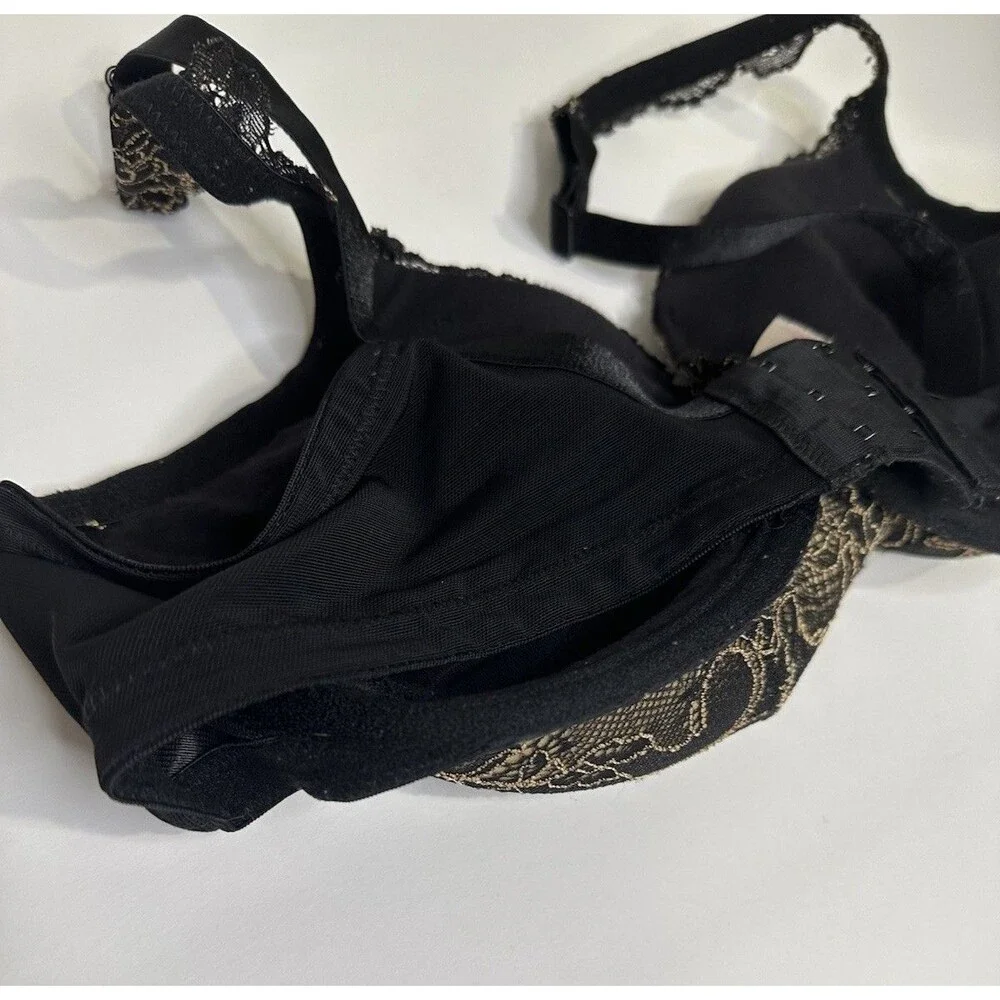 Cacique Bra 40C Plunge Lace over Sexy Lane Bryant - Picture 7 of 15